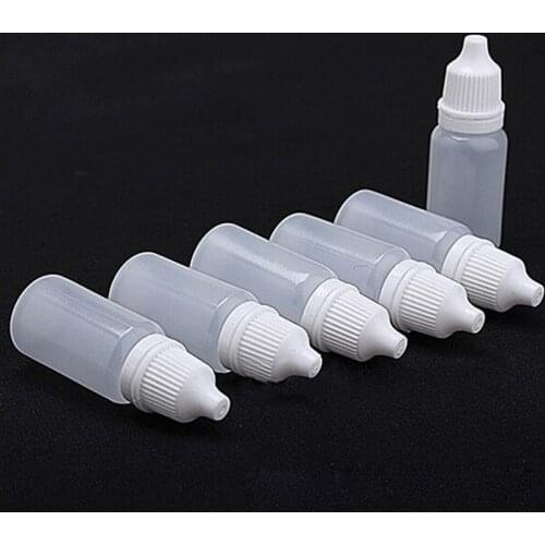 5PCS 5ml/10ml//30ML/50ML/100ML Empty Plastic Squeezable Dropper Bottles Eye Liquid Dropper Refillable Bottles17