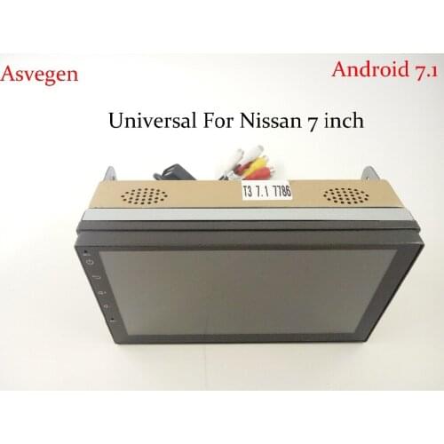 Android 7.1 Car Radio Multimedia Player DVD Universal GPS Navigation Bluetooth WiFi 2din Autoradio Stereo