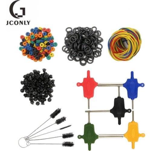 Tattoo Machine Parts each 100 Tattoo Rubber Bands Tattoo O-rings Tattoo Grommets Tattoo Nipples5 Tattoo Brushes 5 Tattoo Wrench
