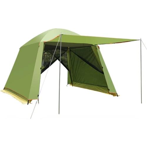 Double layer big pergola!Outdoor pergola canopy tent awning large outdoor park people rain UV shade with rain cover sunshelter