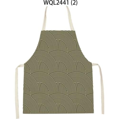 High Quality Moroccan Geometry Household Cleaning With Kitchen Apron Bib Apron Household Cleaning Anti-Fouling And Anti-Greasy