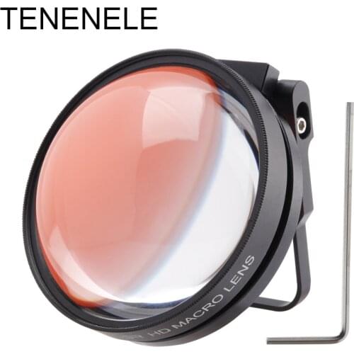 Action Sport Camera Filters 10X/24X Macro Close-up Lens Diving Red Filter For GoPro Hero 5/6/7 Black 2018 Underwater Accessories