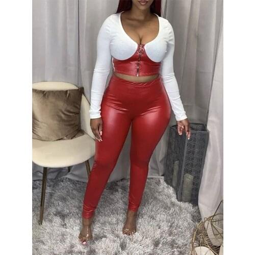 Two Piece Set Womens Tracksuit Crop top Outfits Matching Sets Plus Size Leggings for fitness Sportswear