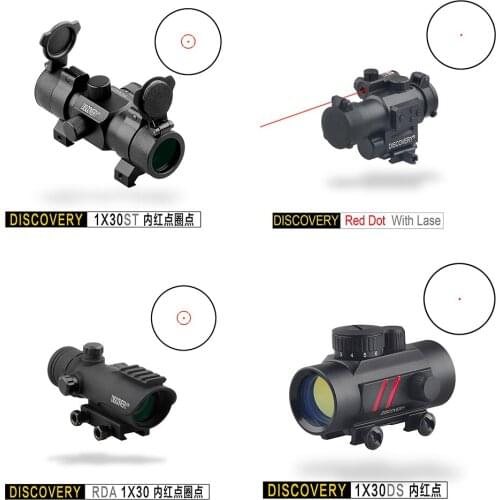 Discovery 1X30 Red Dot Sight with Laser Waterproof for PCP 4 Kinds