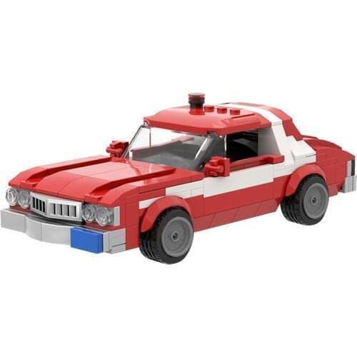 Spot MOC Car Model Starskys Hutch 1976 Grans Car Torinos Building Blocks Bricks DIY Assembly Toys For Kids Boys Gift 258pcs