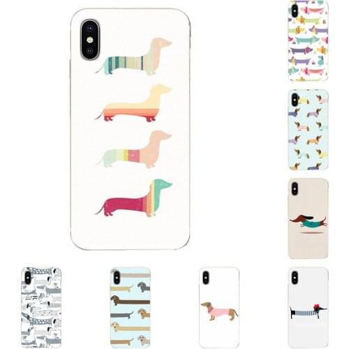 Soft Silicone Case For Xiaomi Mi CC9 CC9E 9T mi10 mi9 mi8 note 9 10 pro lite SE Mi A1 A2 A3 Dachshund Doxie Flower Dog Puppy