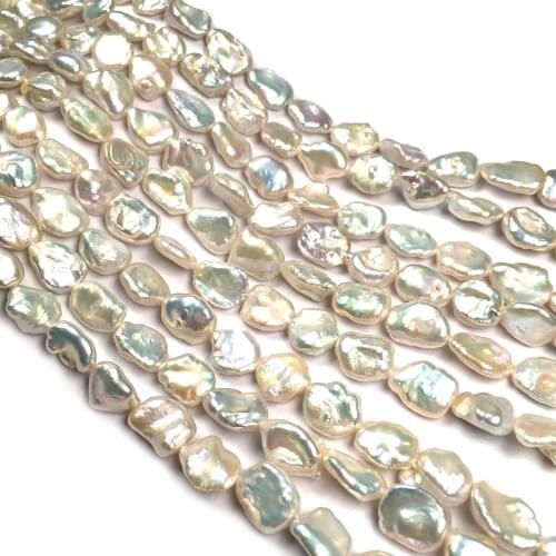 Natural Freshwater Pearl Beading irregular shape Isolation Punch Loose Beads For jewelry making DIY Necklace Bracelet Accessorie