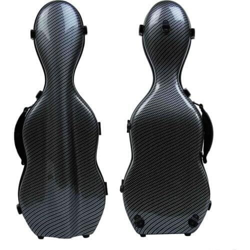 New 4/4 Violin Case Full Size Violin Case Composite Carbon Fiber Violin Case Black Violin Case Bag Customer Made Accepted