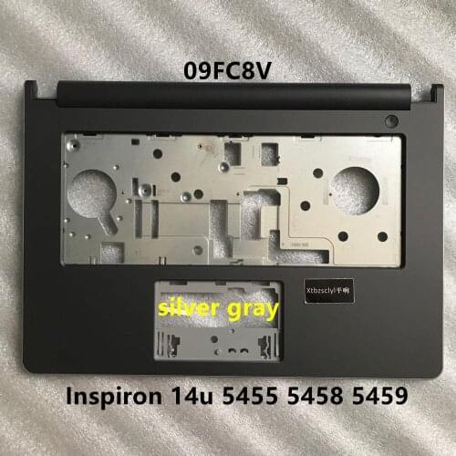 For new Dell inspiron 14u 5455 5458 5459 silver upper cover top laptop C case 09FC8V 9FC8V