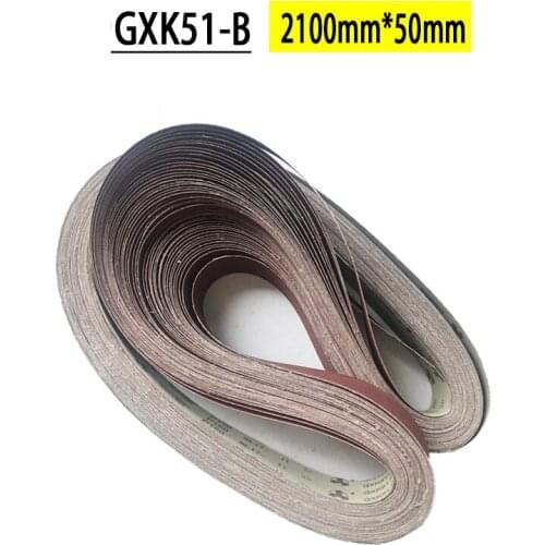 New 5pieces 2100*50mm A/O Abrasive Sanding Belts P40 P60 P80 P120 P180 P240 P320 P400 P600 for Wood Soft Metal Polishing