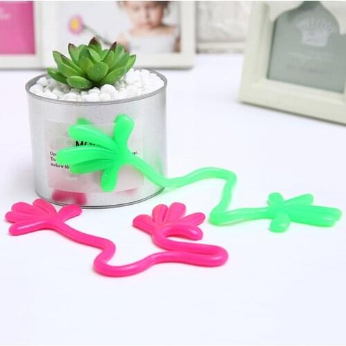 Extendable Fun Sticky Palm Venting Rope Elastic Soft Rubber Decompression Toy