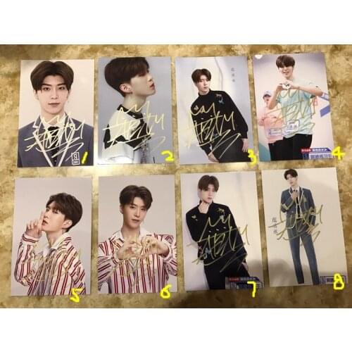 Hand signed IDOL PRODUCER NINE PERCENT FAN CHENG CHENG autographed photo 4*6 052018B