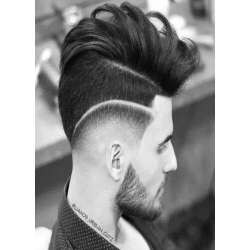 Vintage Hairdresser Tattoos Patterned Posters Kraft paper Interior Painting Restoring Wall Sticker Barber shop Home Decoration X