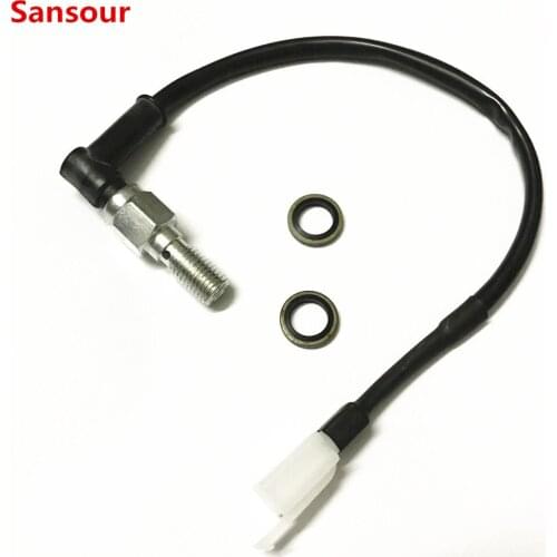 For Honda Rear Set Brake Light Switch Banjo Bolt 10mm x 1.25 Pitch For Yamaha Single Line Hydraulic Brake Systems For Kawasaki