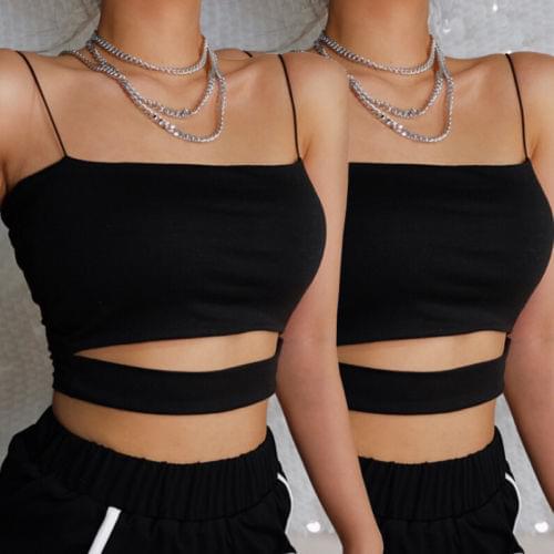 2021 Hot Sale Solid Summer Sexy Womens Tops Bralette Bustier Crop Top Bandage Bra Push Up Tops Vest