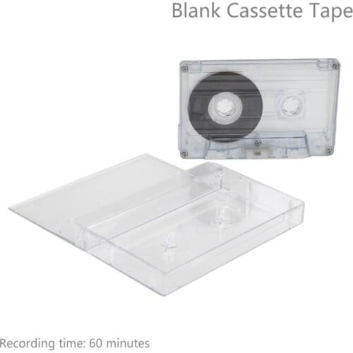 1PC Blank Record Tape Music Repeater Tape With 60 Minutes Magnetic Audio Tape Recording For Speech Music Recording