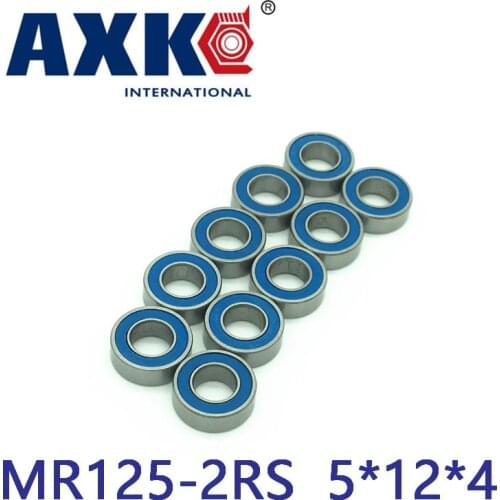 2019 Direct Selling Time-limited Rolamentos Ball Bearing Free Shipping 4pcs/lot 5x12x4 Blue Rubber Bearings Abec-3 Mr125 2rs
