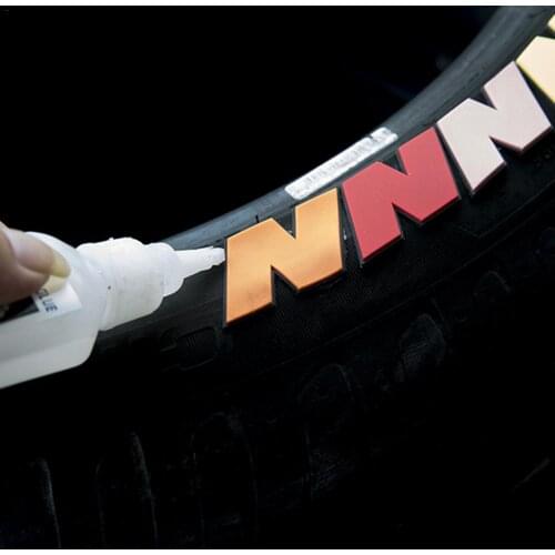 40ml Tire Special Glue 3D Car Sticker Auto Motorcycles Personality Decoration Sticker Auto Accessories Auxiliary Tool