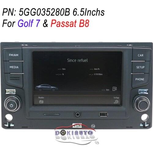 English OSD 6.5 " MIB Radio System Support MirrorLink Bluetooth Desay 5GG035280B For VW Golf 7 MK7 VII Passat B8