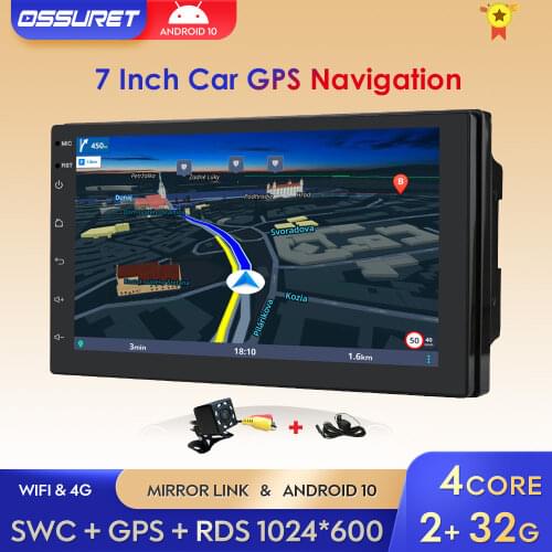 7" 2Din android 10 Car DVD Player For Nissan Volkswagen TOYOTA Honda KIA Hyundai Lada Renault mazda Universal Car radio GPS
