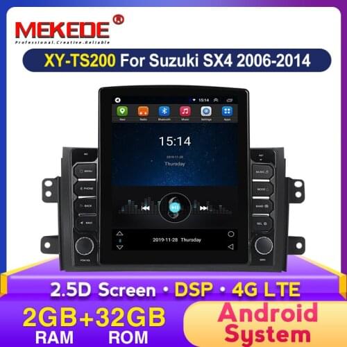 2G + 32G Android DSP Car Radio Multimedia Video Player For Suzuki SX4 2006-2011 2012 2013 2014 Navigation GPS 2 Din DVD DSP BT