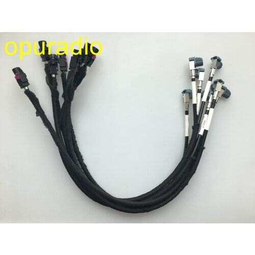 Free shipping LVDS cable wire video line 100cm for VW BMW Audi Mercedes car GPS Navigation audio