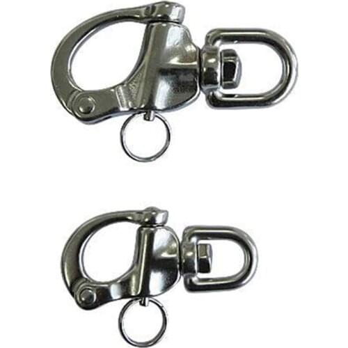 Stainless Steel Swivel Eye Bolt Snap Hook Scuba Diving Camera Strap Key Chain Clip High Quality and Brand New