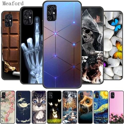 For ZTE Blade V2020 Smart Case Black TPU Bumper Silicon Phone Case For ZTE Blade V2020 Smart 5G 8010 Coque Cute Cartoon Fundas