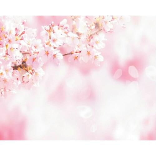 Blooming Cherry Blossom Petals Pink Birthday Party Backdrop Baby Shower Room Decor Photo Booth Studio Prop