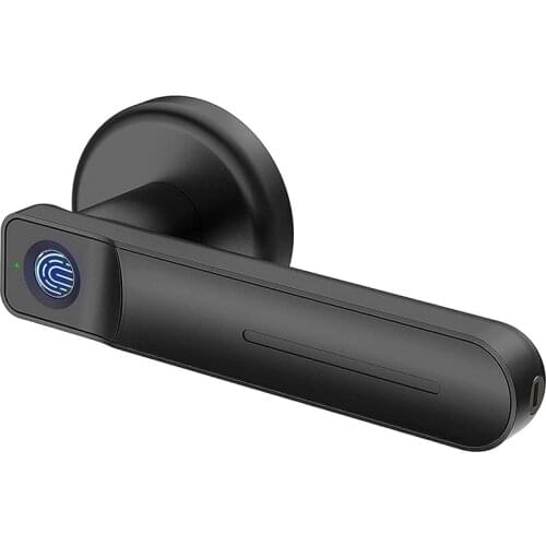 Fingerprint Door Lock, Smart Biometric Lock Safe Handle,Keyless Entry for Family Residence Apartment Office Private