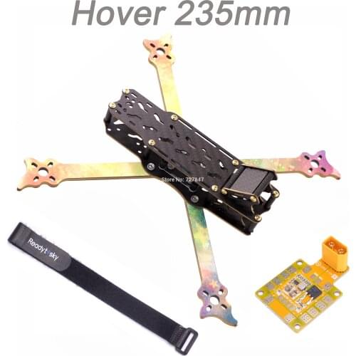 Hover 230 235mm 5" FPV Freestyle Frame with 4mm Arm Sticker 5V / 12V PDB for FPV Racing Drone Quadcopter Frame Kit Nova 235mm