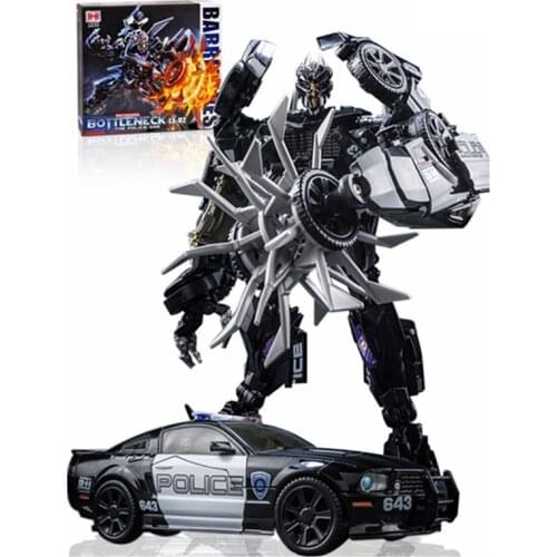 Transformation Black Mamba LS02 LS-02 BMB MPM05 Police Barricade MP Alloy Metal Collection masterpiece Figure Robot Toys Gifts