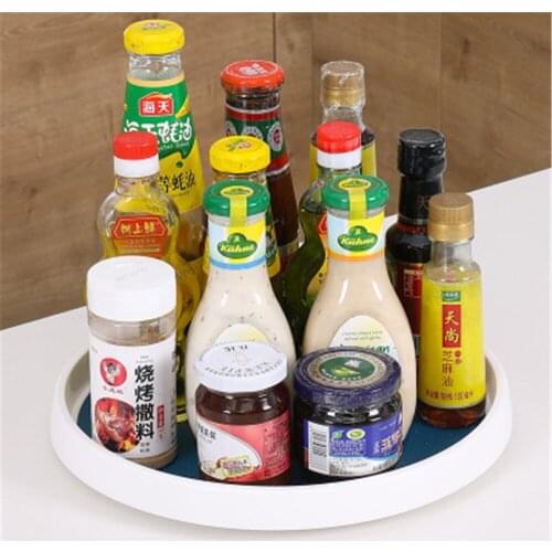 Multifunctional Storage Shelf Kitchen Condiment Organizer Rotating Fruit Tray Cosmetic Rack Home Sorting Holder Bathroom Stand