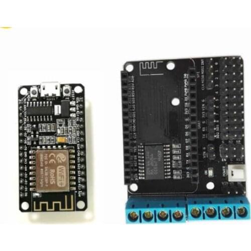 NodeMCU Control Panel + Motor Driver Board WiFi Smart Robot Car Controller Kit Remote Control