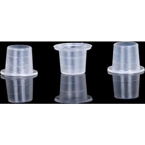 1000 PCS Disposable White Tattoo Pigments Cups Size 10/13/15MM Tattoo Equipment Accessory Tattoo cup