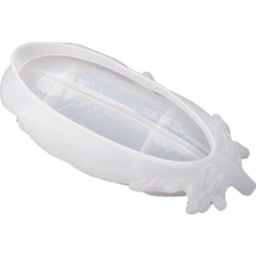 Feather Wing Plate Dish Desktop Storage Silicone Molds Crystal Epoxy Moulds DIY Handmade Crafts Home Decoration