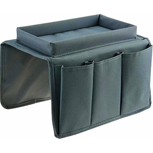 4-pocket Sofa Armrest Sofa Armrest Hanging Storage Bag Armrest Organizer Remote Control Storage TV Sofa Schoolbag Storage Bag