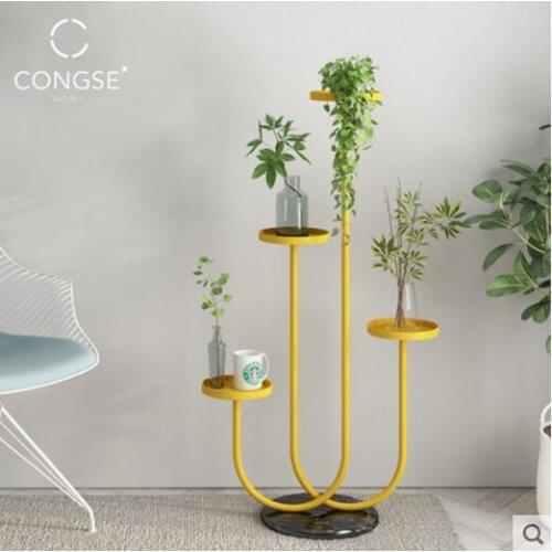 Nordic Tieyi Flower Stand Multilayer Placement Stand Living Room Flower Pot Stand Balcony Fleshy Plant Stand