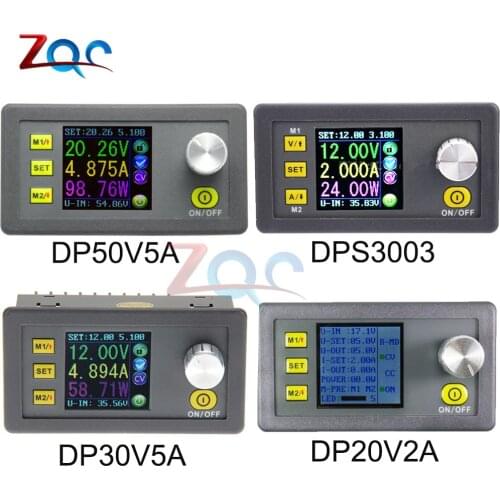 Constant Voltage Current Step Down Programmable Power Supply Module Buck Voltage Regulator Converter Color LCD Voltmeter Ammeter