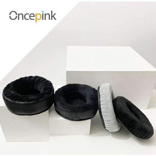Oncepink Replacement EarPads For Audio-Technica ATH-PRO700DJ Headphone Thicken Velvet Ear Cushion Earphones Accessories