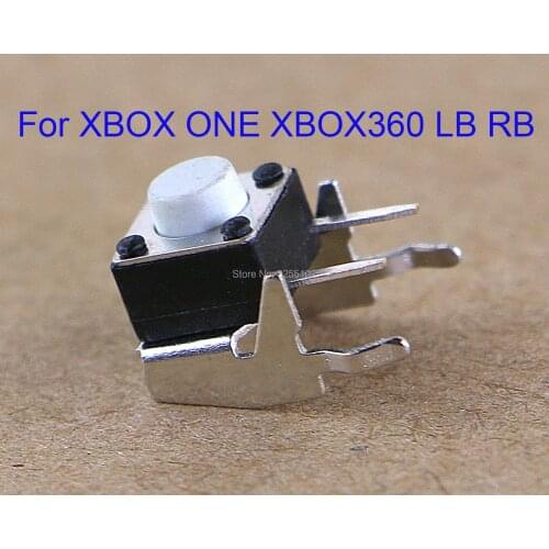 20pcs Replacement black White For Xbox 360 Xbox One Controller RB LB Bumper Button Switch Repairt