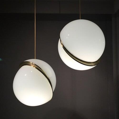 Modern Minimalist Pendant Light Lamp Nordic Ceiling Clothing Decoration Glass Ball Lamp For Living Room Bedroom Dining Room
