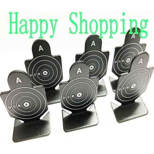 Tactical Airsoft Gun Shooting Target Training Target 6PCS 64x44x20mm Size For Hunting Practice