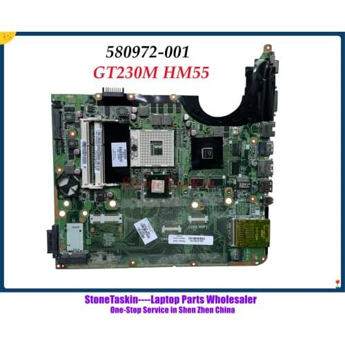 High quality 580972-001 For HP Pavilion DV7-3000 Laptop Motherboard DA0UP6MB6F0 HM55 PGA989 GT230M 100% Tested