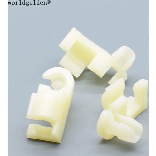 Worldgolden 100pcs auto fasteners Push-pull Rod, Door Lock Rod & Engine Rod Clip
