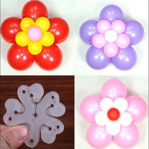 5Pcs Balloon Clip Air Balloon Fixed Decorate Super Hugh Number Letter Cute Hydrogen Airballoon Clamp Folder Happy Birthday Party