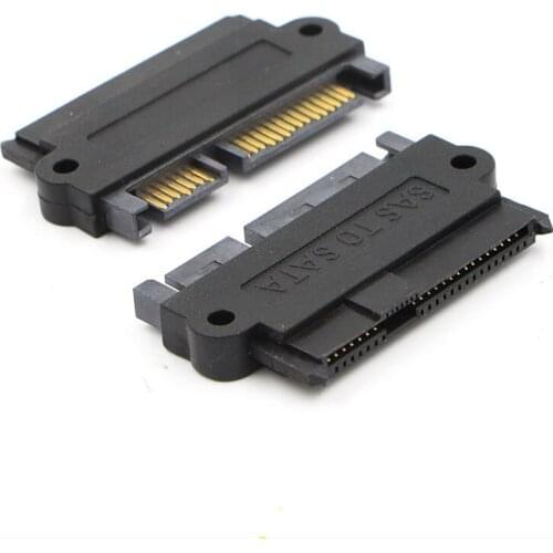 SAS Hard Disk Connected To Motherboard SATA SFF-8482 SAS To SATA Adapter Supports Up To 6GB SATA3 Mode