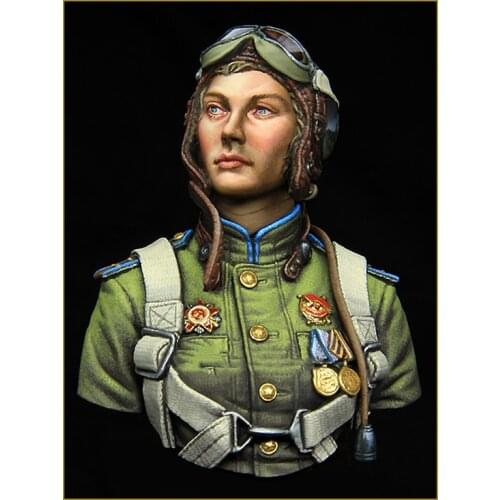 1/10 NIGHT WITCHES Soviet woman Regiment bust toy Resin Model Miniature resin figure Unassembly Unpainted