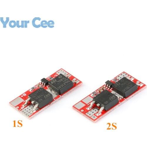 10A 1S 2S 4.2V PCB PCM BMS Charger Charging Module 18650 Li-ion Lipo 1S 2S BMS Lithium Battery Protection Circuit Board