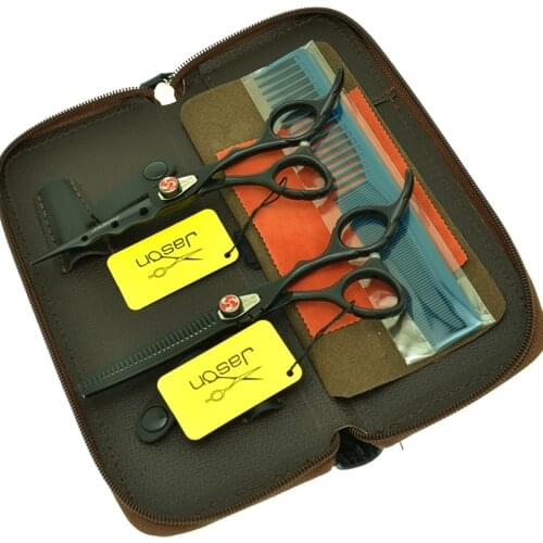 6.0 Inch Fashionable Hair Scissors Salon Hairdressers Shears Barber Hair Cutting Thinning Shear Hair Tesouras 440c Steel A0025D